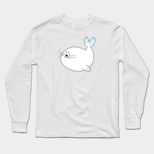 White Seal Pup Long Sleeve T-Shirt